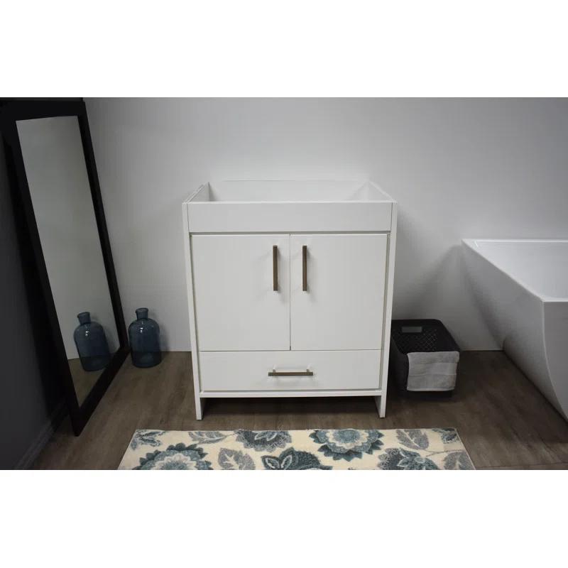 Capri 24 in. W x 22 in. D x 34 in. H Single Sink Bath Vanity Cabinet without Top
