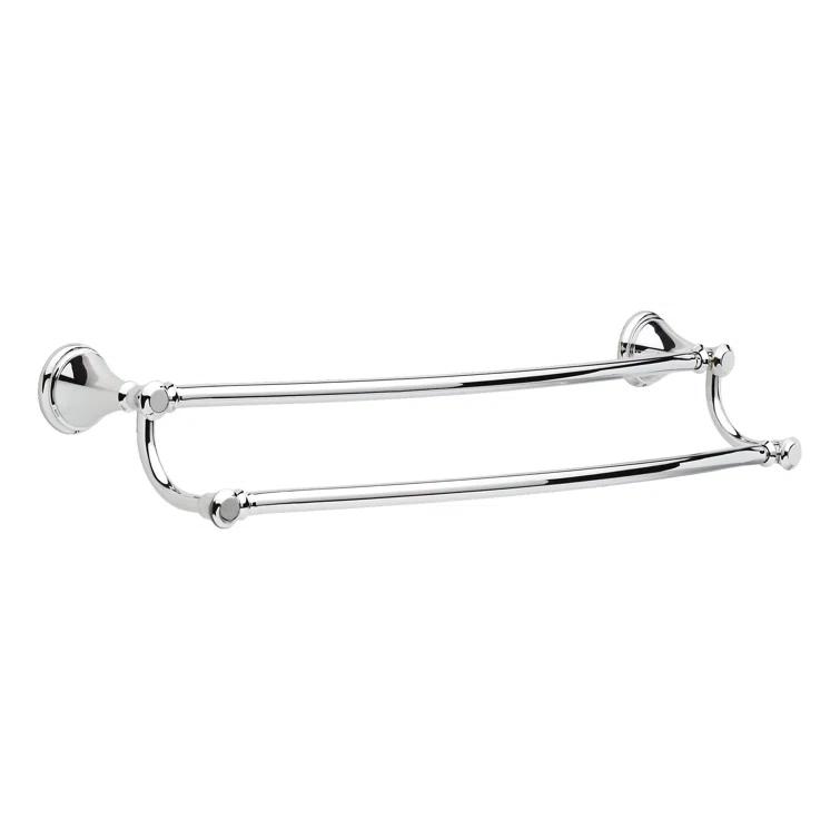 Cassidy 24 in. Wall Mount Double Towel Bar Bath Hardware Accessory