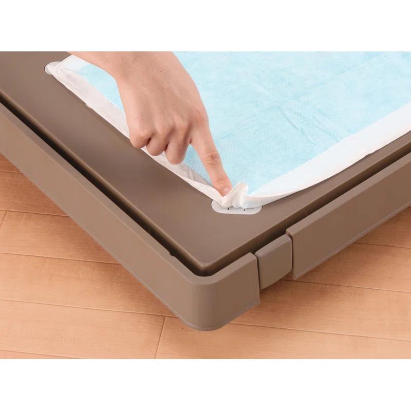 Richell Plastic Pet Crate with 2 Doors