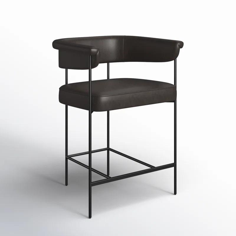Lyssa Leather Bar & Counter Stool