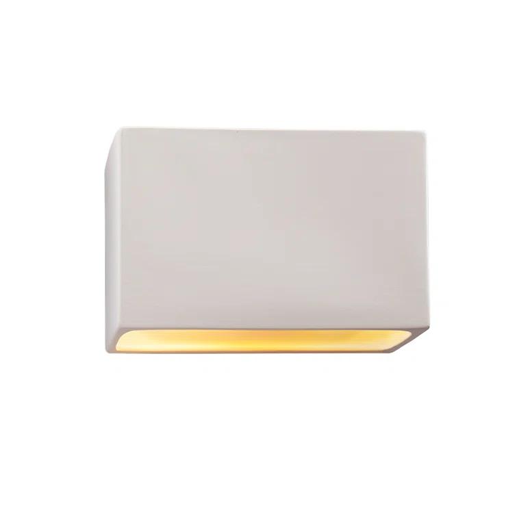 Justice Design CER-5645W-BIS Ambiance Collection - 1 Light Outdoor Wall Sconce Bisque  Choose Your Options