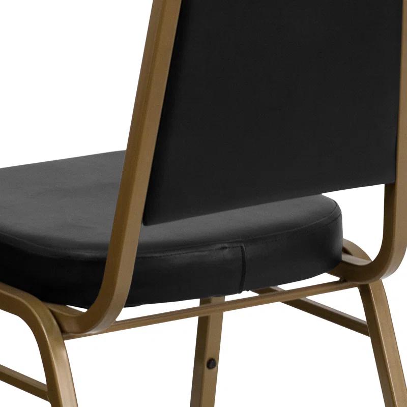 Flash Furniture Amaya Trapezoidal Back Stacking Banquet Chair with 2.5" Thick Seat