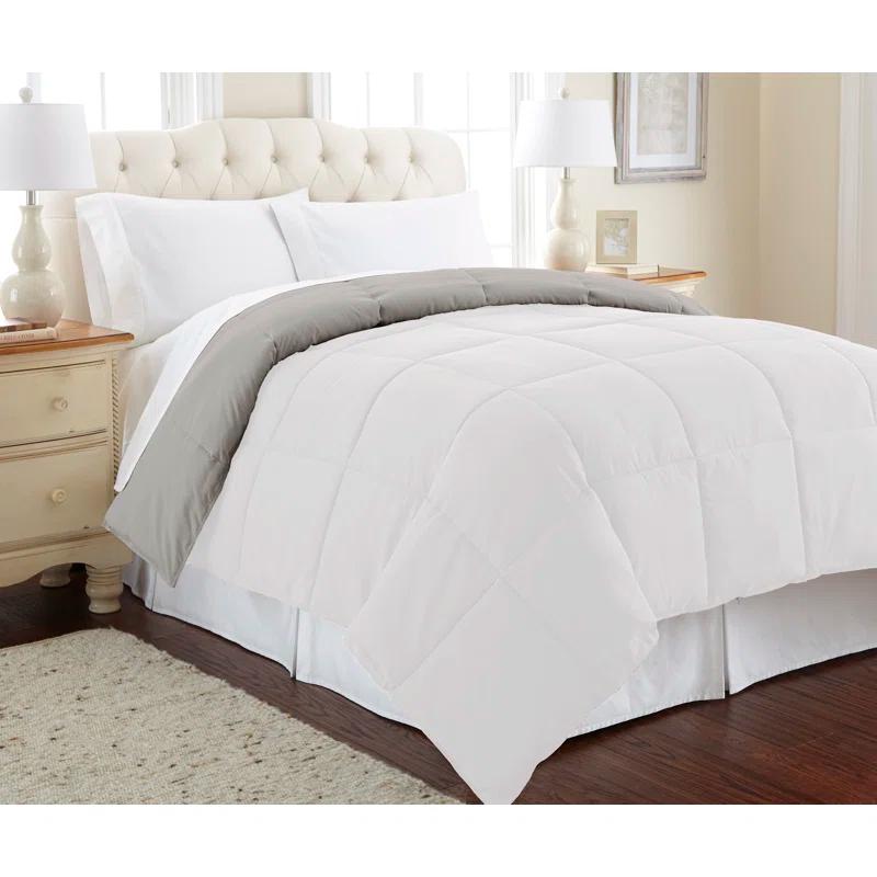 Modern Threads Modern Threads Sanctuary by PCT Down Alternative Microfiber Quilted Reversible Comforter & Duvet Insert - Soft, Comfortable Alternative to Goose Down - Bedding for All Seasons