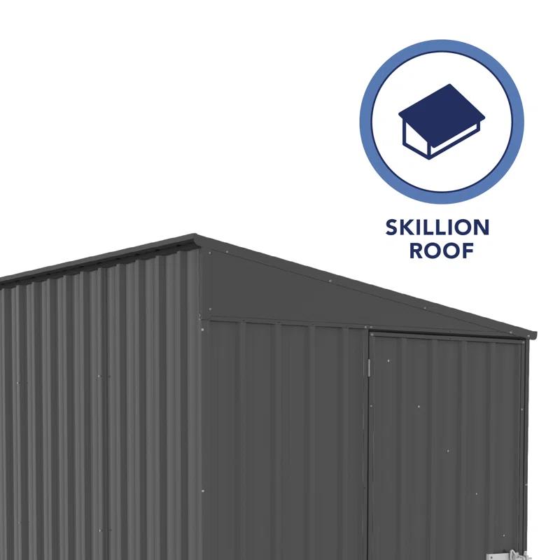 Absco Durango Galvanized Steel Storage Shed