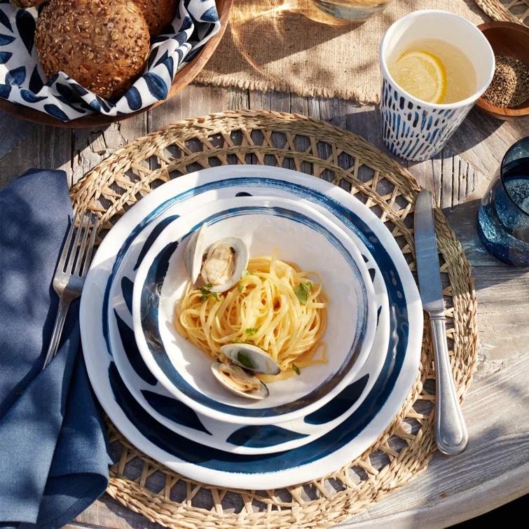 Lenox Blue Bay Melamine 20-Piece Dinnerware Set