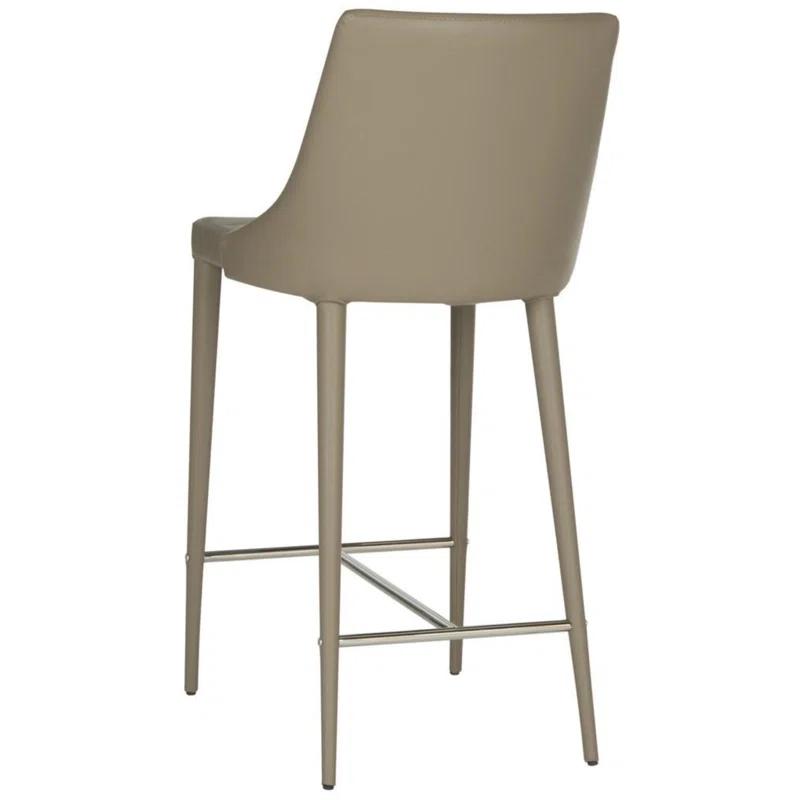 Wrought Studio™ Bohy Upholstered Counter Stool with Metal Frame (Set of 2)