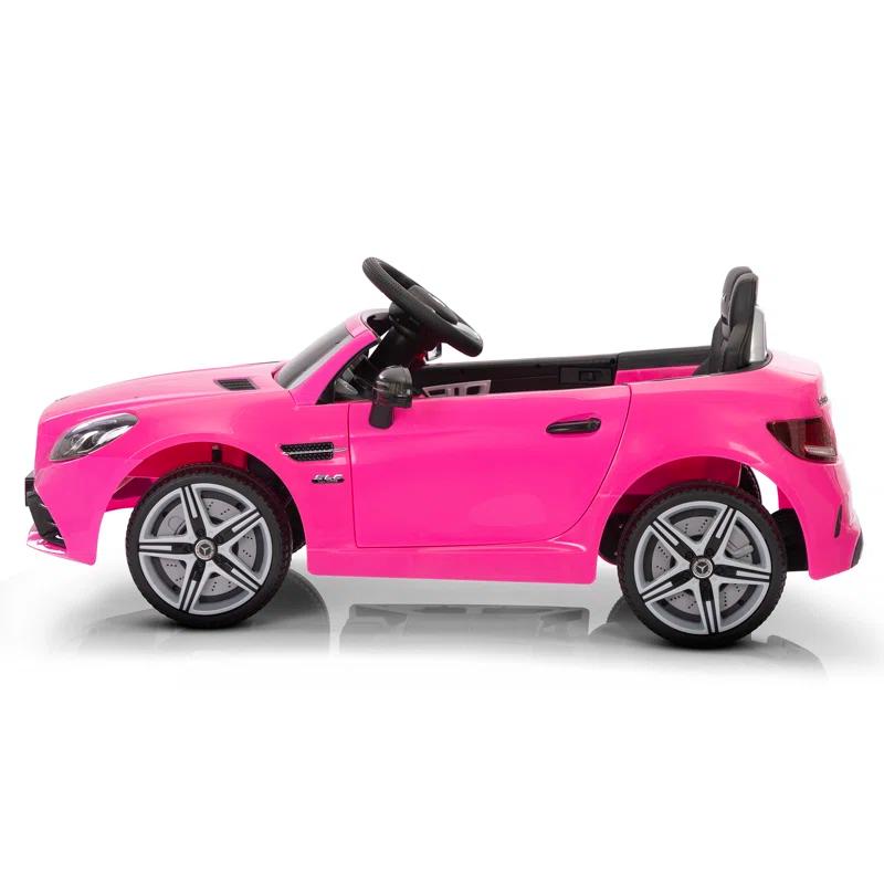 Aosom Aosom 12V Electric Car for Kids Ride On Toy Battery Powered Toddler Electric Vehicles Big Wheels for Girls to Drive