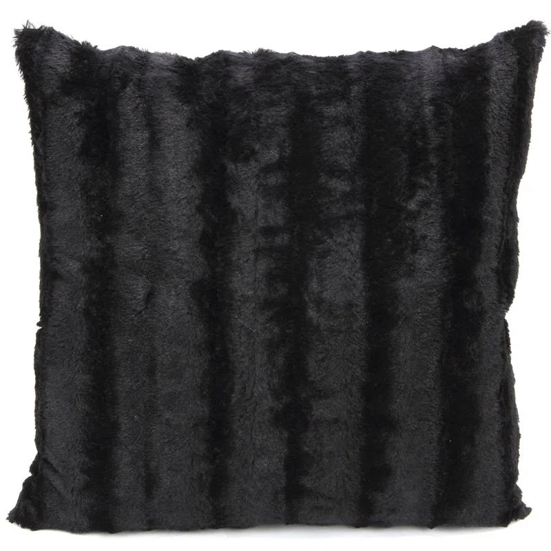Cheer Collection Faux Fur Pillow Cover