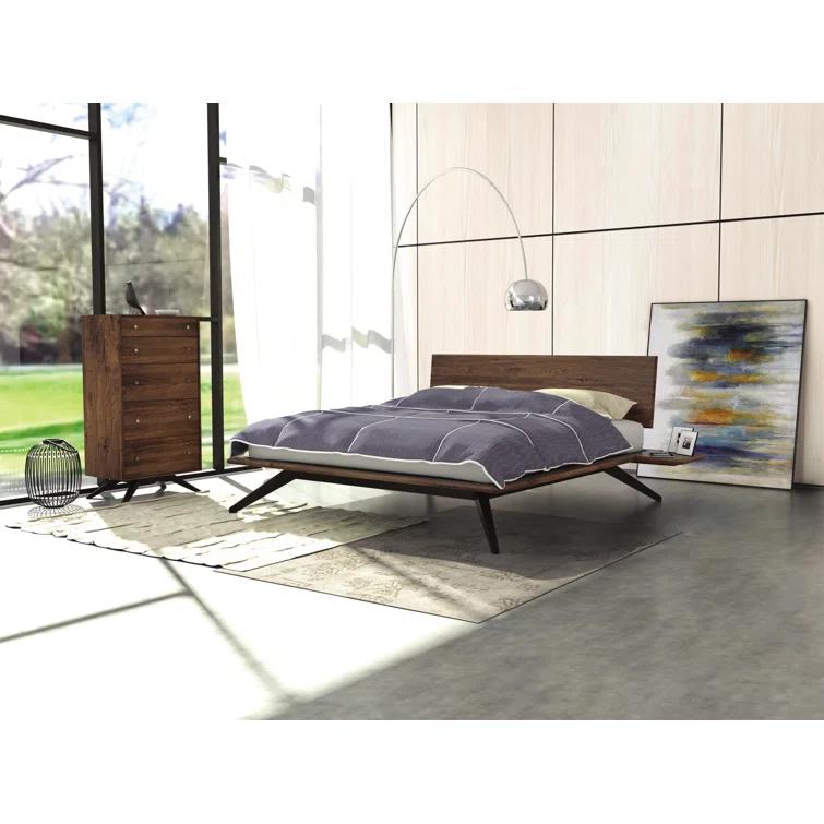 Astrid Solid Wood Platform Bed
