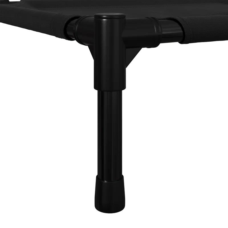 Petmaker PETMAKER 24.5x18.5-Inch Elevated Dog Bed, Black
