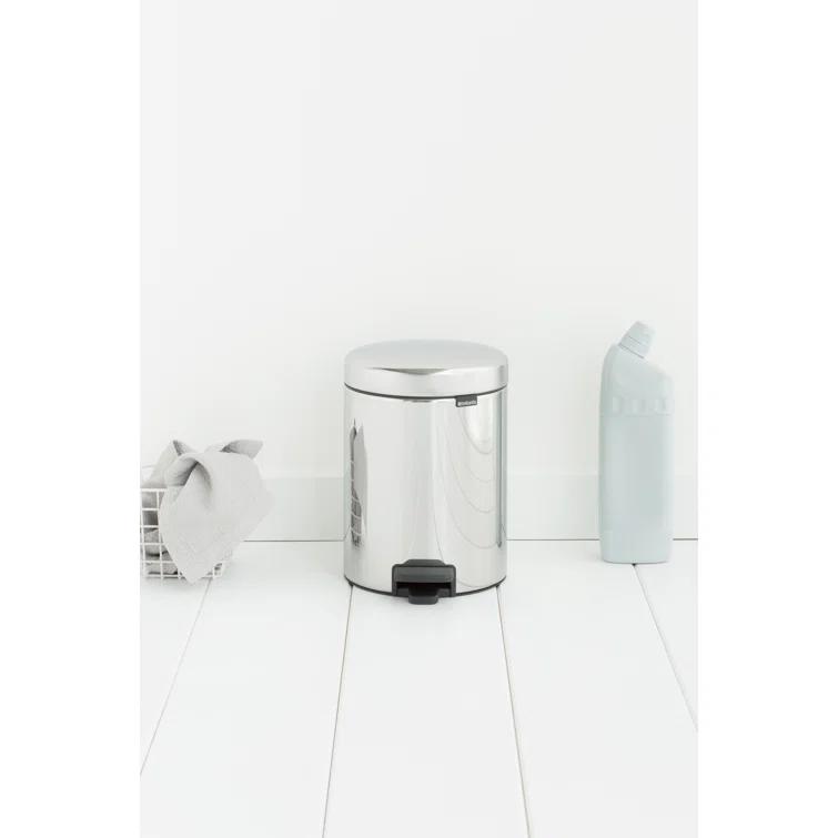 Brabantia NewIcon Step On Trash Can, 1.3 Gallon (5 Liter)