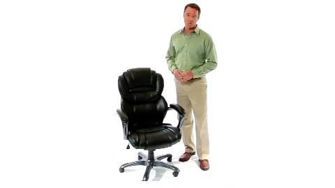 Flash Furniture High Back Executive Swivel Ergonomic Office Chair with Accent Layered Seat