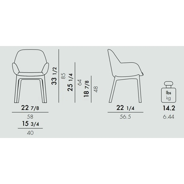 Clap Arm Chair