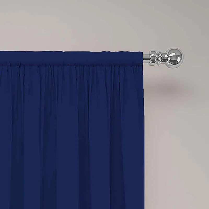 Eclipse Cadenza Microfiber Rod Pocket Panel Pair (2 Panels) (Set of 2)