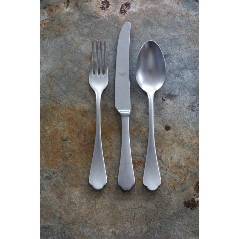 Dolce Vita Flatware 20-Piece Set by Mepra - Pewter