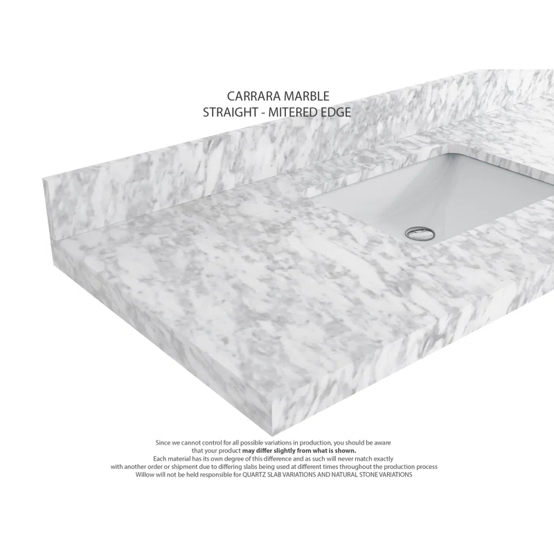 Willow Collections Parker 72'' Double Bathroom Vanity with Top