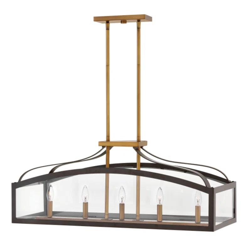 Hinkley Clarendon 5-Light Kitchen Island Linear Pendant