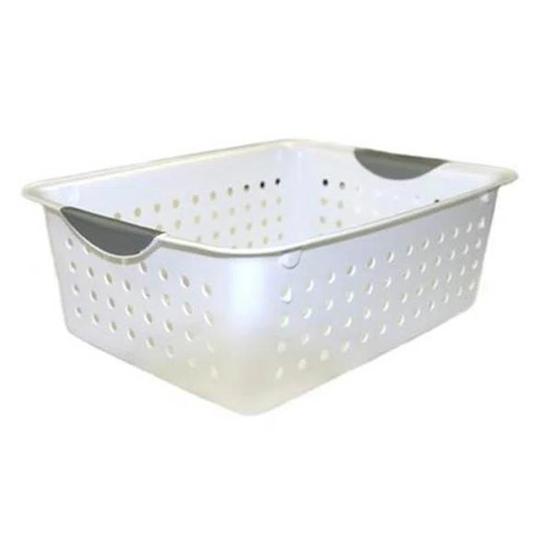Sterilite Deep & Medium Ultra Plastic Storage Bin Organizer Basket Pair | Wayfair