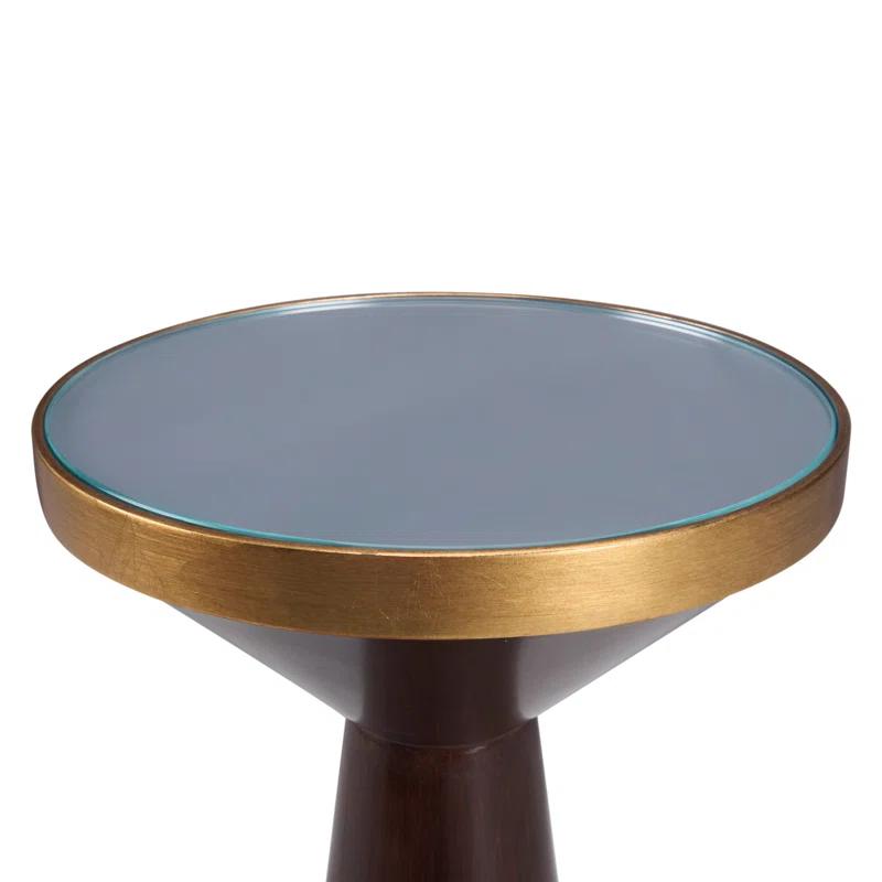Chelsea House New York Glass Top End Table