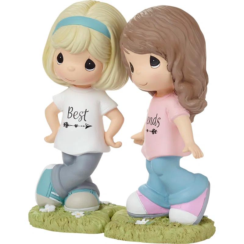 Precious Moments True Friends Are Never Apart 2-Piece Friendship Figurine Set
