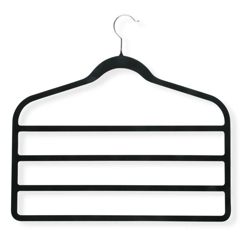 Rebrilliant Itzhak Metal Non-Slip Multi-Layer Hanger (Set of 4)