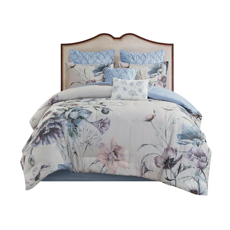 Madison Park Cassandra 8 Piece Cotton Comforter Set