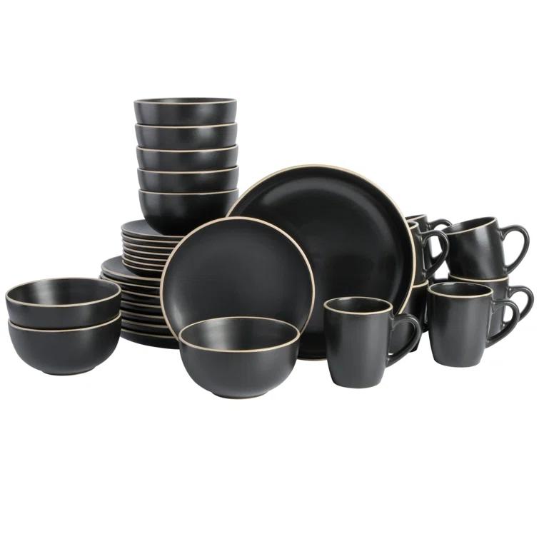 Gibson Gibson Home Rockaway 32 Piece Dinnerware Set