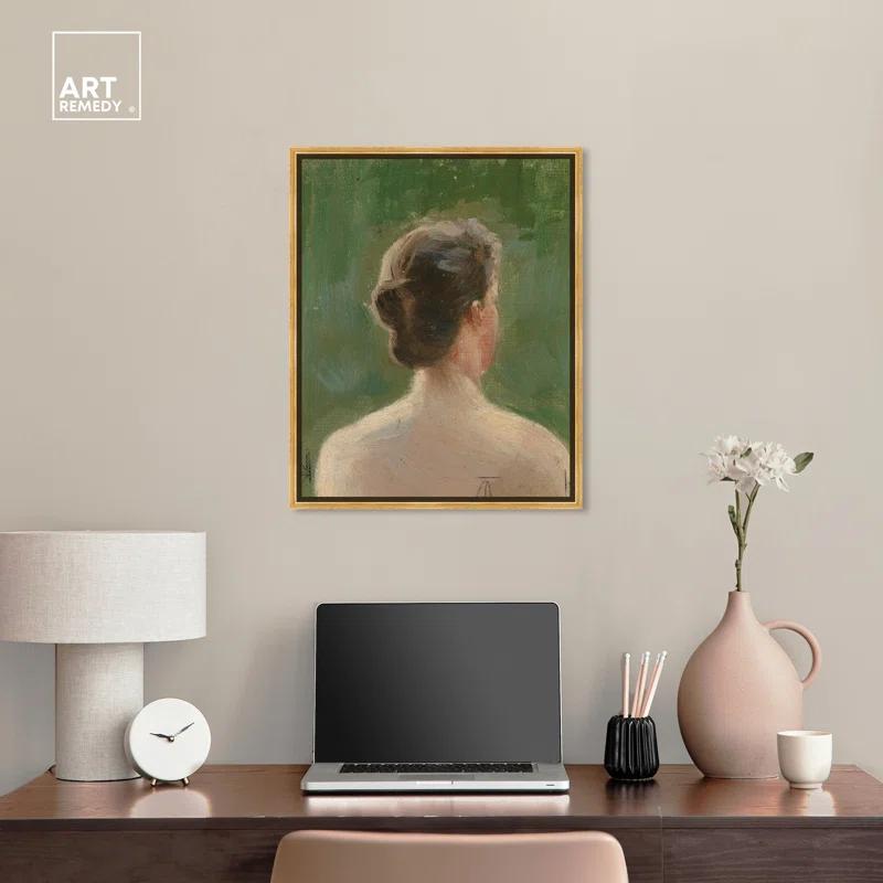 Art Remedy Head Study Canvas Vintage Classic Portrait by Art Remedy