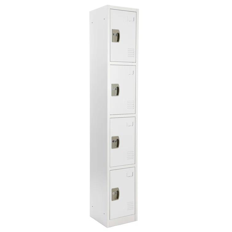 AdirOffice 12'' Wide Steel 4-Tier School and Gym Locker