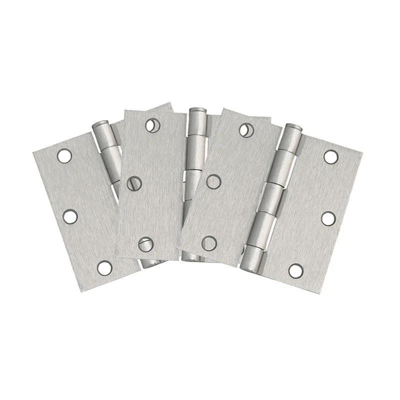 Design House 3.5" H x 3.5" W Butt Bearing Door Hinges (Set of 3)