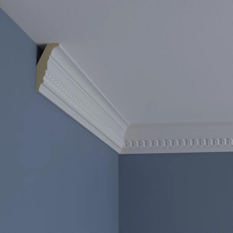 Ekena Millwork 3 1/8"H x 1 1/2"P x 3 1/2"F x 94 1/2"L Raynor Crown Moulding