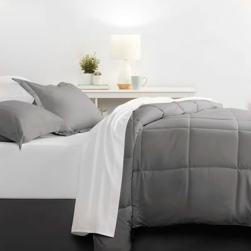 IEnjoy Home Simply Soft 8 Piece Microfiber Complete Bedding Set