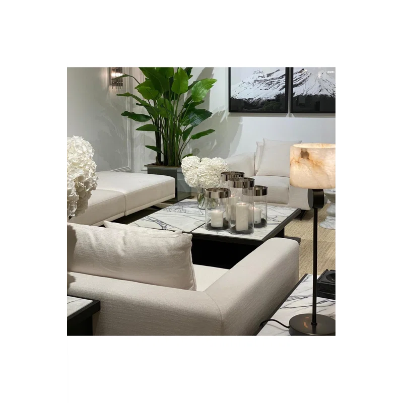 Vertex 12'' H Glass Tabletop Hurricane