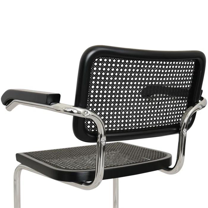 Breuer Chair Company Marcel Breuer Cesca Cane Cantilever Dining Armchair Arm Chair