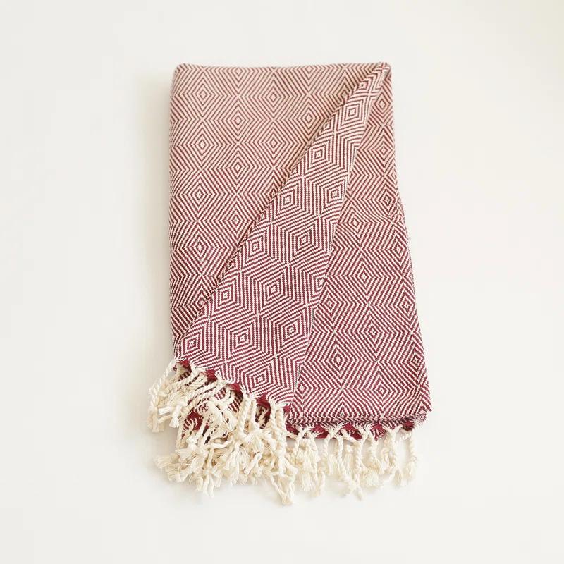 Turkish Cotton Throw Blanket Handmade Throw Blanket (Set of 2)
