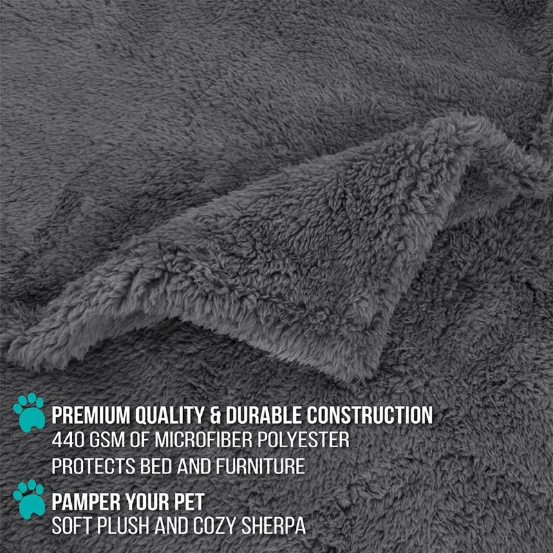 PetAmi Sherpa Fleece Pet Blanket
