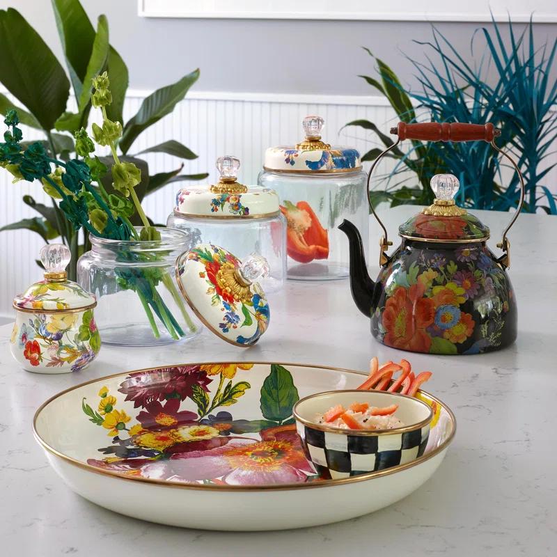 Flower Market 2 Quart Tea Kettle