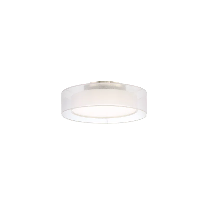 Metropolis Fabric LED Flush Mount