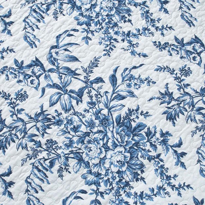 Laura Ashley Laura Ashley Bedford Cotton Reversible Quilt Set