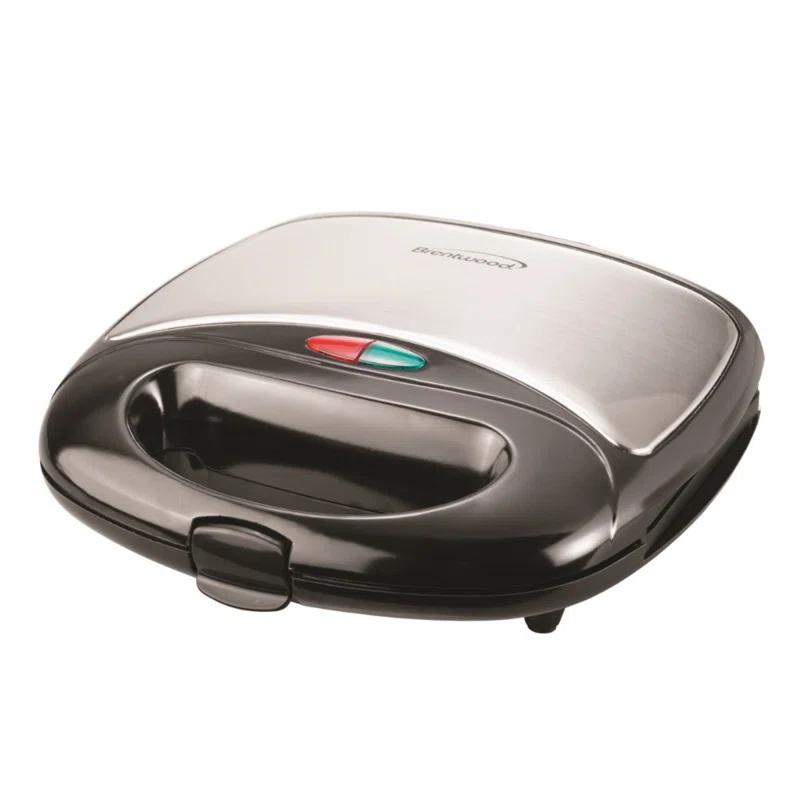 Brentwood Nonstick Dual Waffle Maker (Black), TS-243