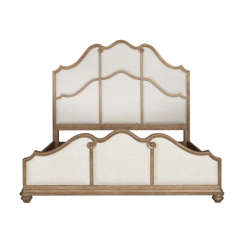 Pulaski Furniture Weston Hills Scrollwork Upholstered Bed
