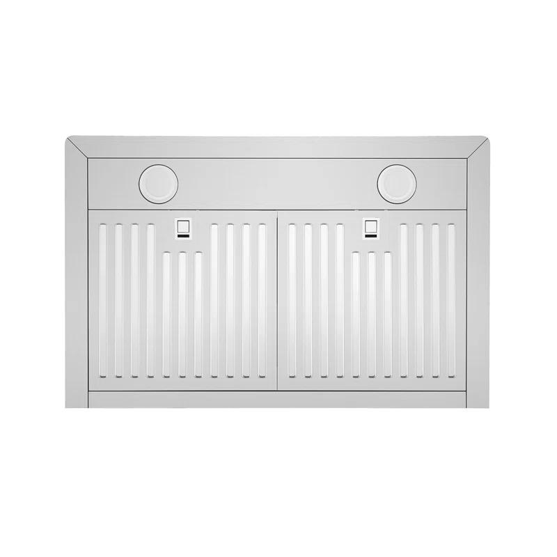 Empava 30" Stainless Steel 400 CFM Ducted (Vented) Wall Range Hood with Baffle Filter