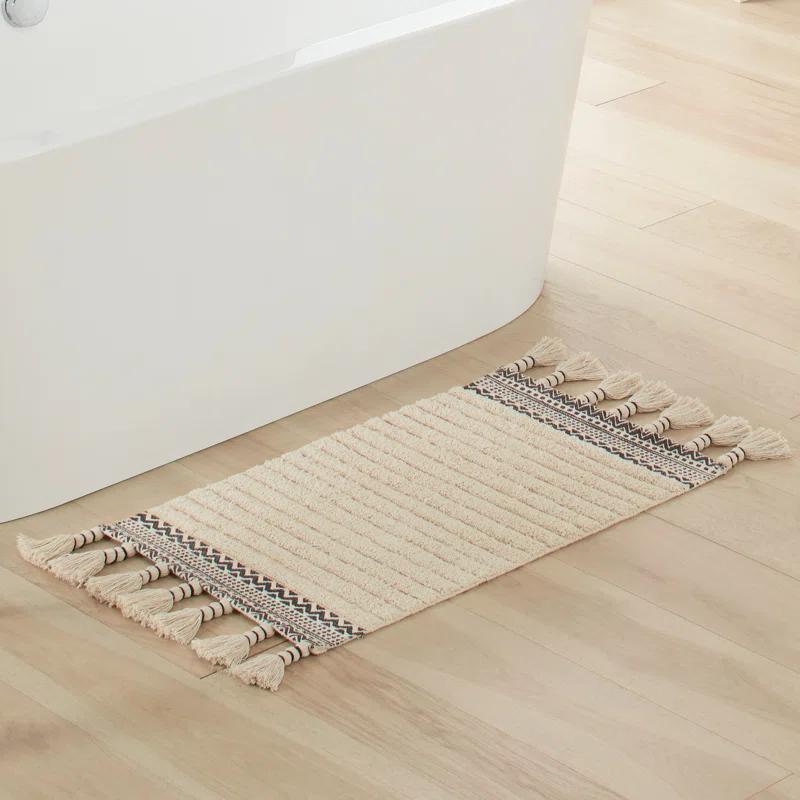 Lucky Brand Lucky Brand Demian Fringe Cotton Bath Rugs