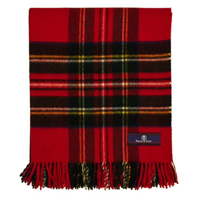 Prince of Scots Hand Woven Throw Blanket