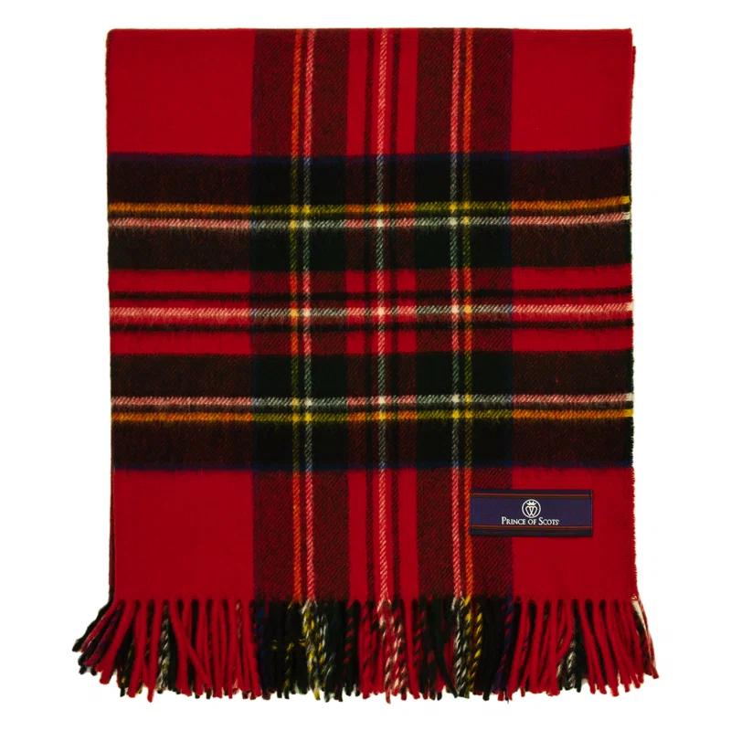 Prince of Scots Hand Woven Throw Blanket