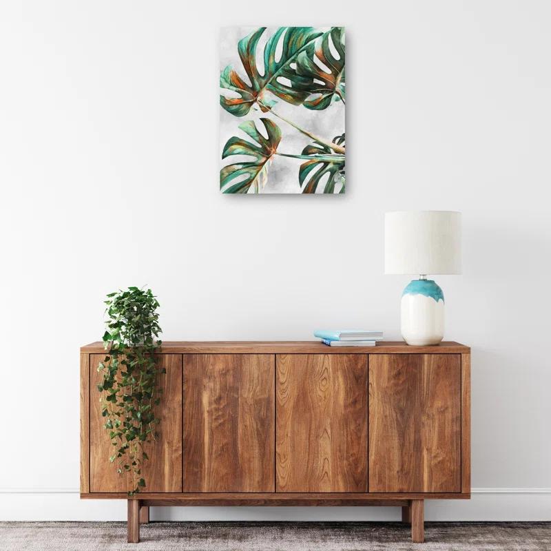 Bay Isle Home™ Monstera by Studio Arts Canvas Art Print