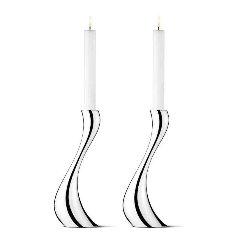Cobra Stainless Steel Candlestick