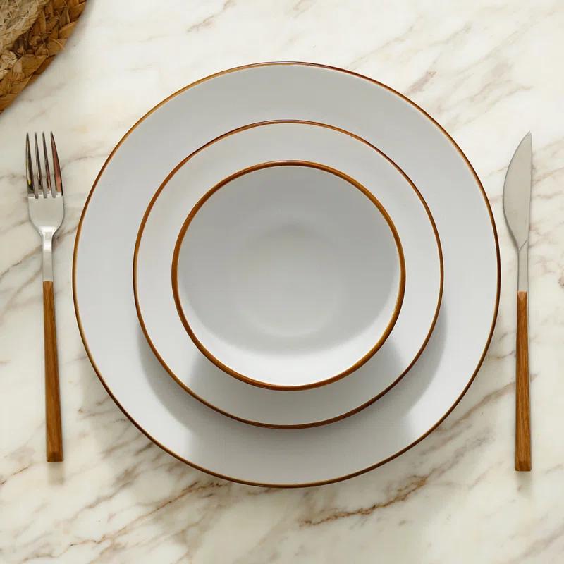 Stone Lain Brasa 32-Piece Dinnerware Set Stoneware