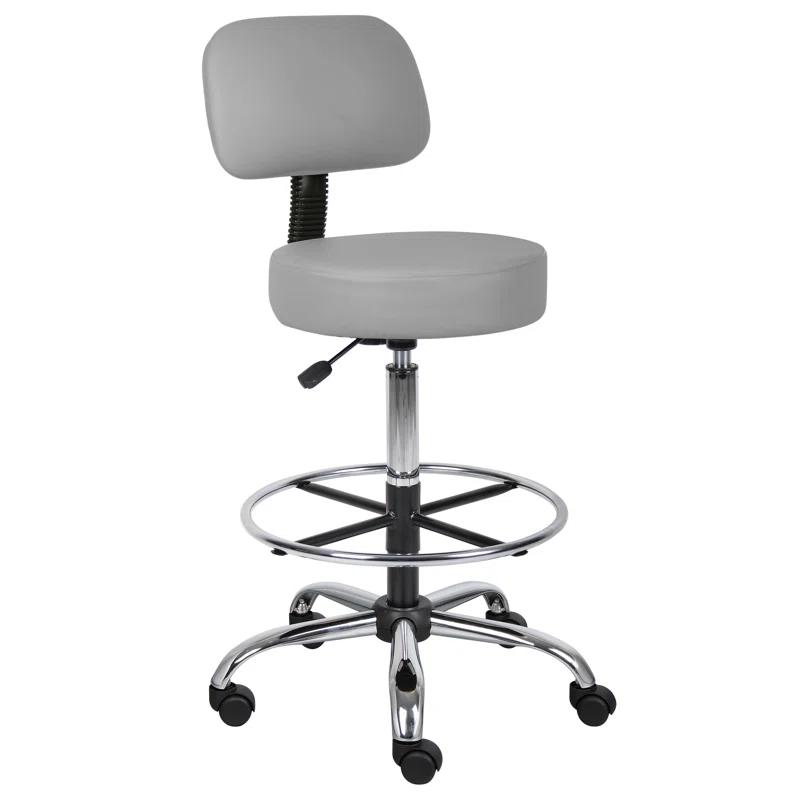 Boss Office Products Vinyl Drafting Chair