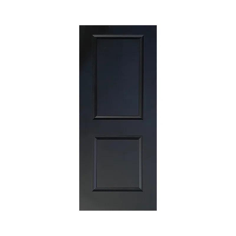 Calhome 80'' Solid + Manufactured Wood Paneled Painted with Installation Hardware Kit Barn Door